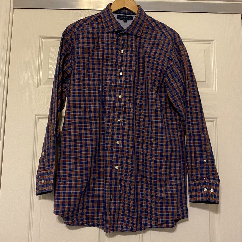 Tommy Hilfiger Long Sleeve Button 16/ 32-33 Shirt